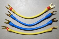 Lot 4 Jumper / Straps / Ponts de Cables NorStone 4 mm² OFC + 8 fourches 4 x 14cm