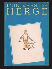 L'UNIVERS D'HERGÉ . COLLECTION STEEMAN . EO . 1983 . 2000 EXEMPLAIRES .