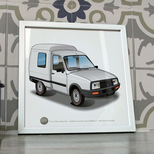 Poster citroën c15 - citroën, 1993
