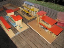 3 GARES HORNBY EN BOITE ECHELLE 0 NO JEP LR CR MARKLIN BLZ 