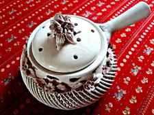 Boîte à pot-pourri en céramique tressée style Bassano Italie