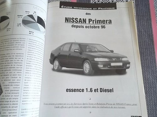 Revue technique nissan primera - technique,