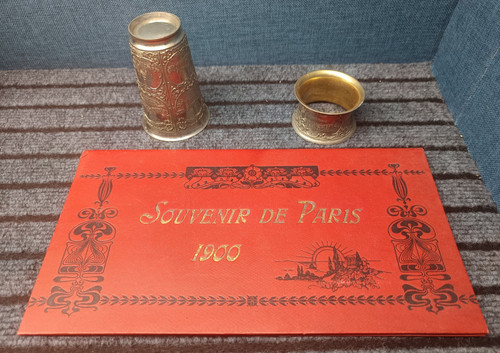 Souvenir paris 1900 - paris, lot
