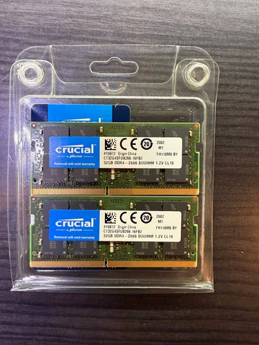 Crucial 64gb ddr4 - crucial, (2x32gb)