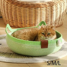 Lit pour Chat Panier Tressé
