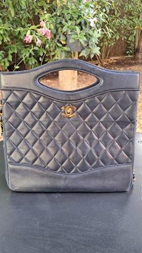 Vintage sac main chanel - a,