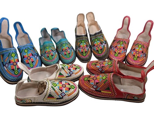 Cuir marocain amazigh brodé - amazigh,