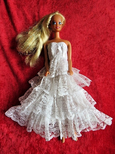 Barbie robe bustier - en,