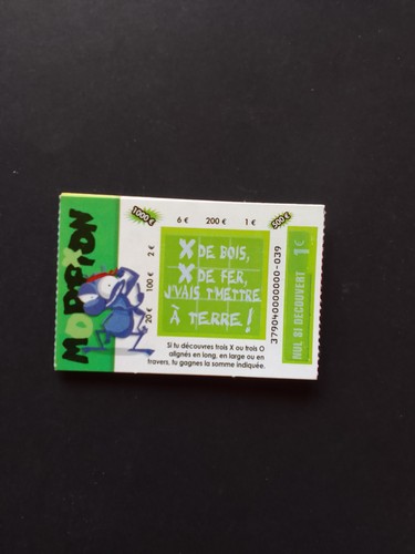 Lot tickets morpion - tickets,