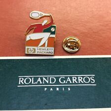 Pin's Folies **** Roland Garros Arthus Bertrand HP Hewlett Packard