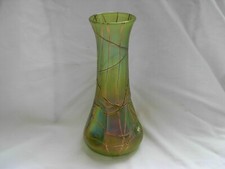 ANTIQUE BOHEMIAN IRIDESCENT GLASS VASE,EARLY 20th CENTURY.