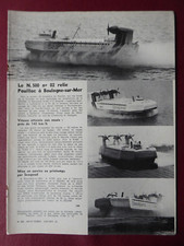 12/1977 ARTICLE 1 PAGE  BERTIN AEROGLISSEUR NAVIPLANE N.500 SEASPEED BOULOGNE