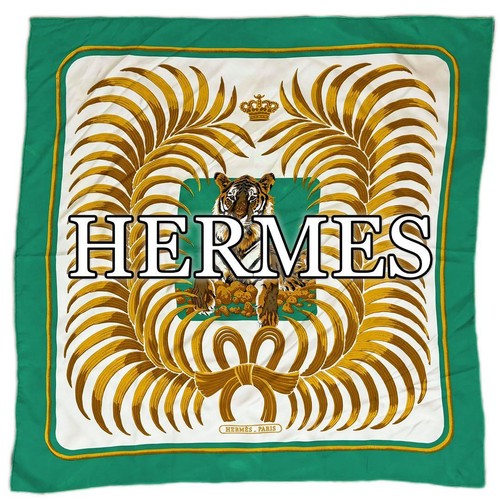 écharpe hermes carre soie - hermes,