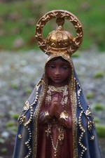 13551  FIGURINE STATUETTE  VIERGE MARIE NOTRE DAME APARECIDA SAINTE BRESIL NOIRE
