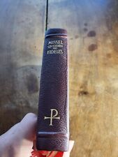 Missel Quotidien Des Fidèles Feder Imprimatur 1952 Éd.MAME Latin-Français 