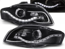 Paire de feux phares Audi A4 B7 04-08 Daylight led noir
