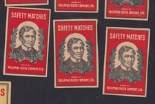 3  Ancienne   étiquette   Allumettes  Philippine  BN184128 Homme Rizal 3