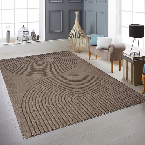 Tapis marron motif - tapis, à