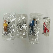 Rare set of 4x Tintin PVC