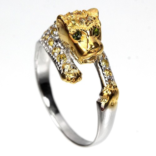 925 bague argent saphir - bague,