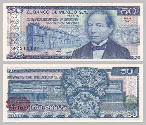 Mexique mexico pesos - pesos, 1981