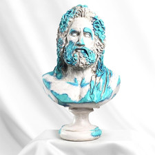 Sculpture Zeus Pop Art faite