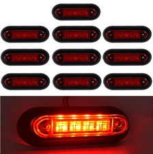 10 Feux LED 12V Arrière Rouge