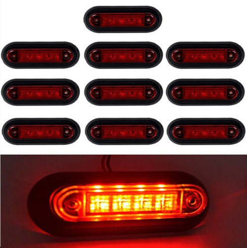 Feux led 12v arrière rouge - 10,