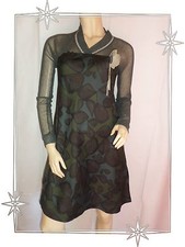 A - Robe Fantaisie Bi Matière