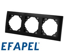 Plaque de finition noir mat