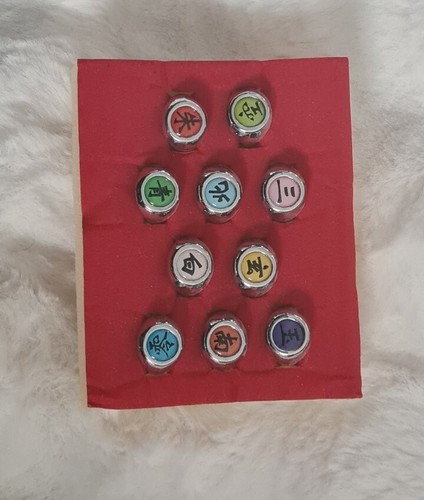 Lot bagues akatsuki naruto - lot, de