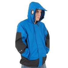 Veste Imperméable À Capuche Pour Hommes Bleu/Noir Independence