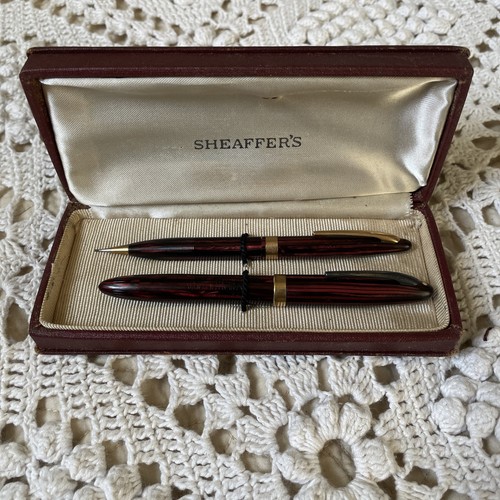 Early sheaffer carmine red - sheaffer,
