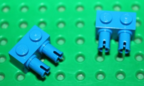 Lego blue brick modified 1x2 - brick,