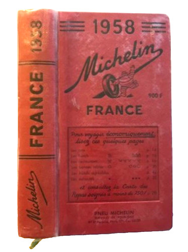 Guide michelin 1958 france - michelin,