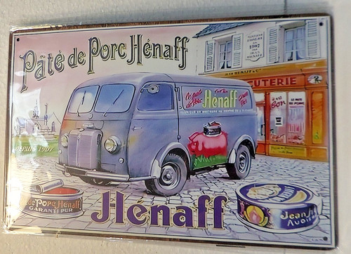 Plaque metal vintage 20x30 - plaque,