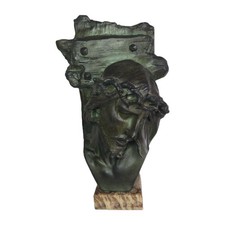 06l20 ancien buste christ - du,