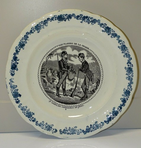 Ancienne assiette dessert - *ancienne,