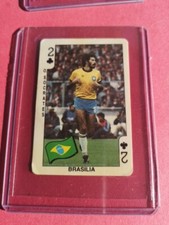 Socrates Brésil Carte Football Bubble Gum Dandy