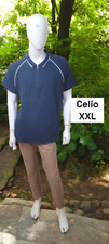 Celio Taille XXL Polo manches courtes bleu marine homme
