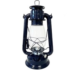 Lampe tempête bleu marine en