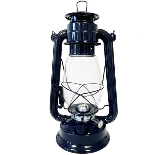 Lampe tempête bleu - marine, en