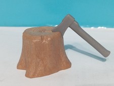 PLAYMOBIL TOCON HACHE BOIS MAISON JARDIN HANGAR BOIS CABANE VILLAGE FERME