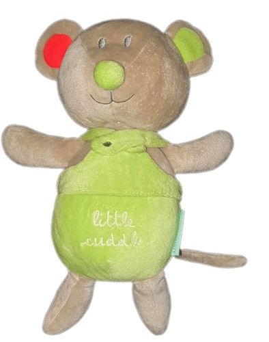 Peluche doudou souris - souris, beige