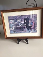 HARRY ELIOTT Gravure , Scène De Repas