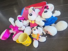 LOT PELUCHE DIDDL DEPESCHE VINTAGE +TASSE GALUPY +SAC