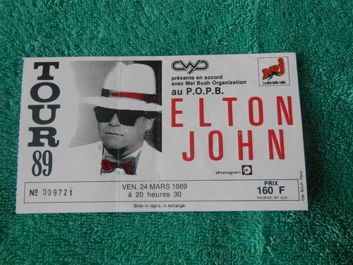 Elton john billet - elton,