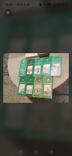 Lot guides verts michelin - guides,