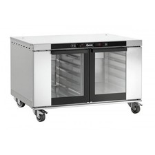 Armoire inox de fermentation 10 x (L)600 x (P)400 mm, sur roulettes, 2500 W, 220