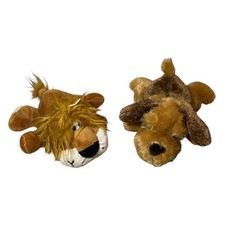 Lot De 2 Peluches Lion Et